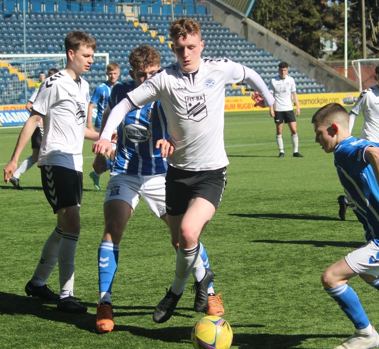 Jack Pryce in action on the pitch